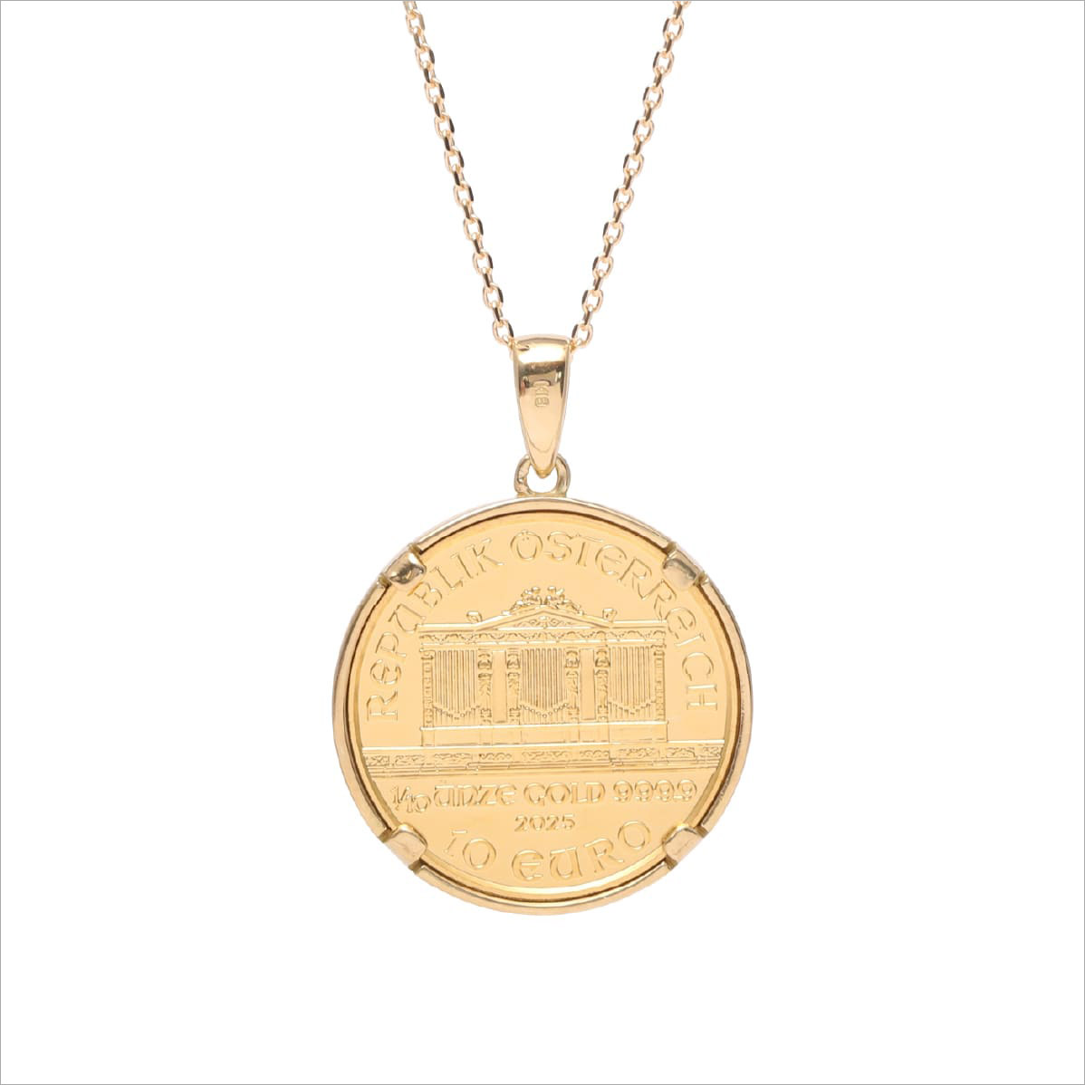 ウィーン金貨ハーモニー 1/10オンス ペンダント